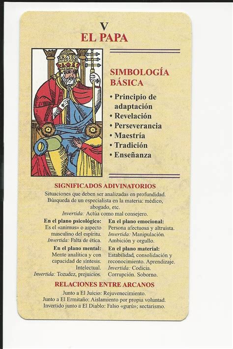 el papa tarot|Qué significa el papa en el Tarot y cómo es su carta